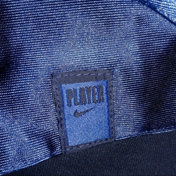 Nike Reversible Mesh shiny basketball Jersey mens L Blue tank top sleeveless - Picture 3 of 7